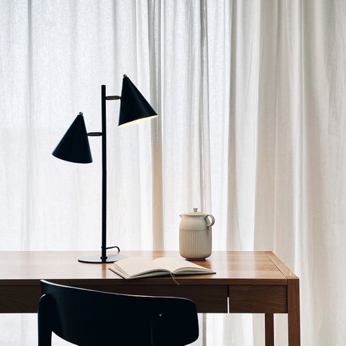 Lampe à Poser En Métal Noir H 64 Cm D 40 Cm - Rouen