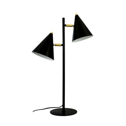 Lampe à Poser En Métal Noir H 64 Cm D 40 Cm - Rouen