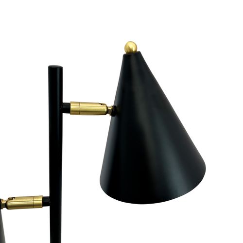 Lampe à Poser En Métal Noir H 64 Cm D 40 Cm - Rouen