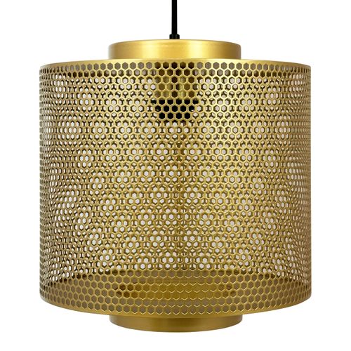 Suspension En Métal Laiton H 35 Cm D 30 Cm - Pau