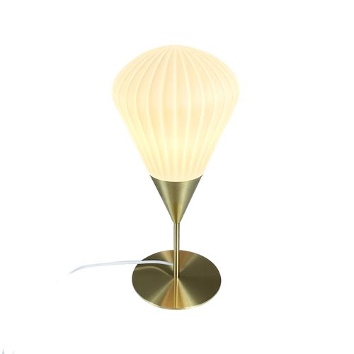 Lampe à Poser En Métal Et En Verre H45,5cm D21cm, Ballon