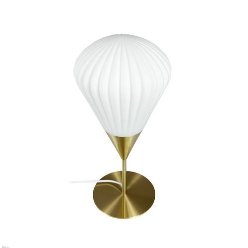 Lampe à Poser En Métal Et En Verre H45,5cm D21cm, Ballon