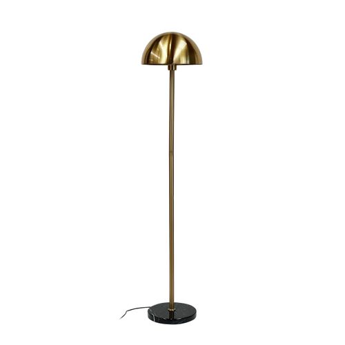 Lampadaire En Métal Brass/marble H 140 Cm D 30 Cm - Menton