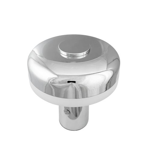 Lampe à Poser En Métal Chromée, H 16,5 Cm D 15 Cm - Porter