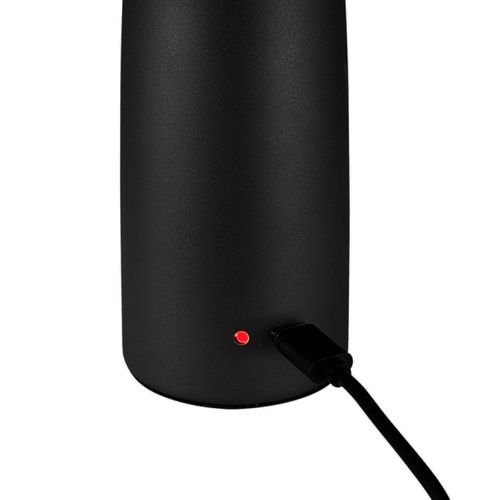 Lampe à Poser En Métal Noir, H 16,5 Cm D 15 Cm - Porter