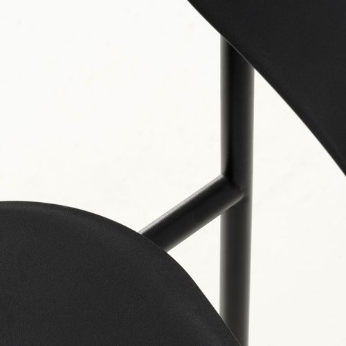 Lot De 4 Chaises En Plastique Et Métal