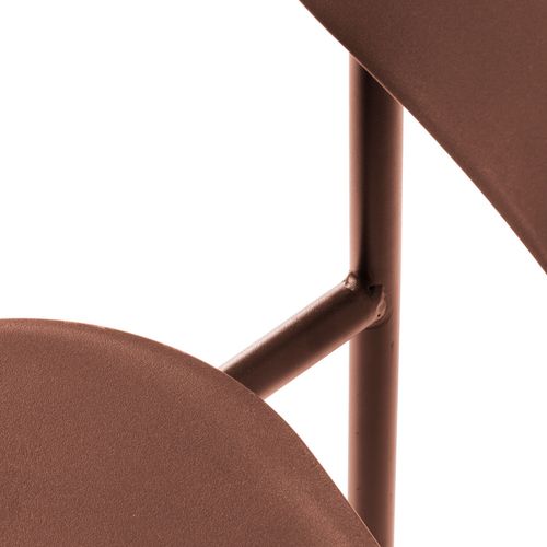 Lot De 4 Chaises En Plastique Et Métal