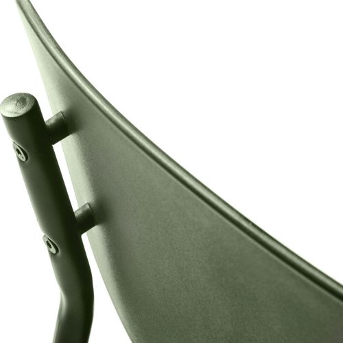 Lot De 4 Chaises En Plastique Et Métal