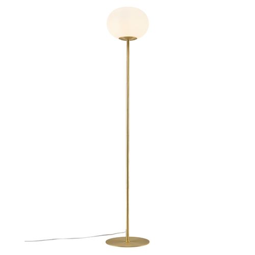 Lampadaire Alton 27,5 Verrerie Laiton, H.150 - Ip20 - E27 / Intérieur