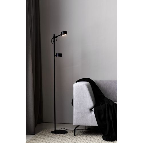 Lampadaire Clyde  Métal Noir, H.138 - Ip20 - LED Module / Intérieur