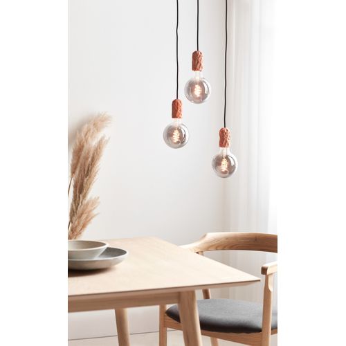 Suspension Luminaire Hang  Porcelaine Terracotta H. 9 Ip20 -intérieur