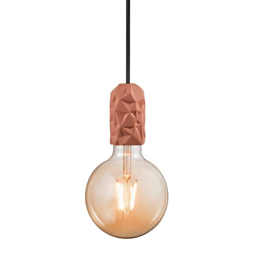 Suspension Luminaire Hang  Porcelaine Terracotta H. 9 Ip20 -intérieur