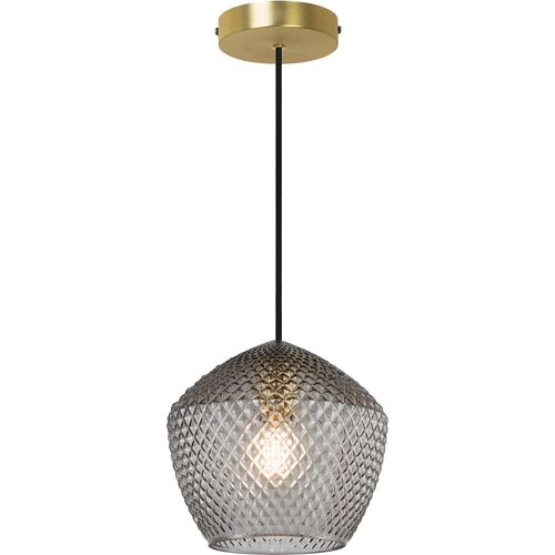 Suspension Orbiform Verrerie Laiton, H.21.5 - Ip20 - E27 / Intérieur