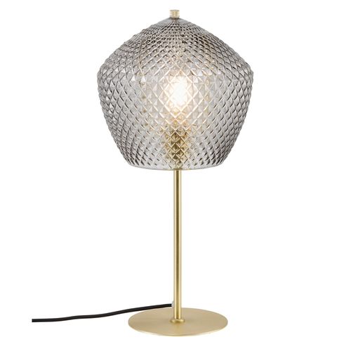 Lampe à Poser Orbiform Verrerie Laiton, H.46.8 - Ip20 - E27 / Intérieur