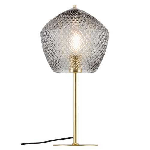 Lampe à Poser Orbiform Verrerie Laiton, H.46.8 - Ip20 - E27 / Intérieur