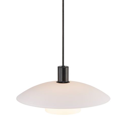 Suspension Verona  Verrerie Noir, H.18.8 - Ip20 - E27 / Intérieur
