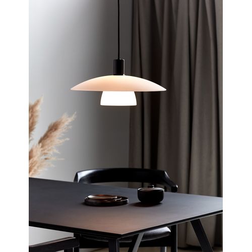 Suspension Verona  Verrerie Noir, H.18.8 - Ip20 - E27 / Intérieur