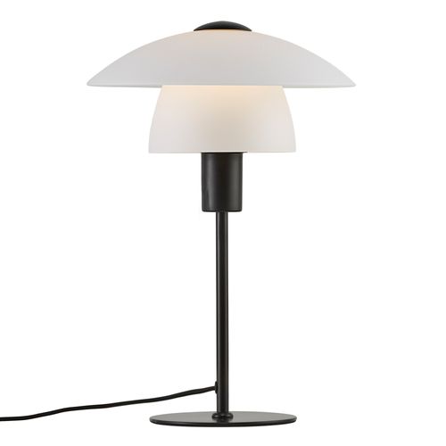 Lampe à Poser Verona  Verrerie Noir, H.40 - Ip20 - E27 / Intérieur