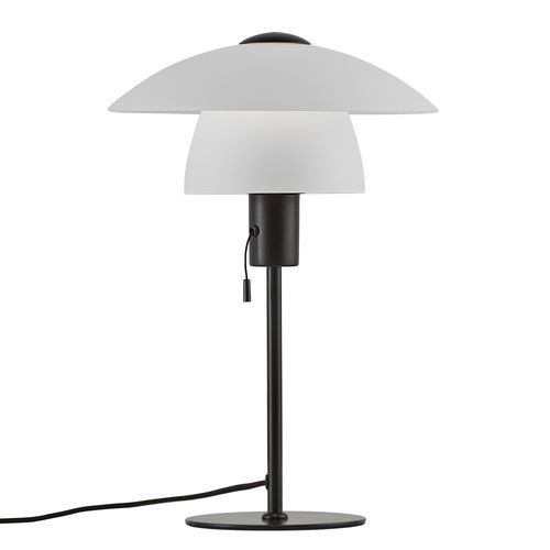 Lampe à Poser Verona  Verrerie Noir, H.40 - Ip20 - E27 / Intérieur