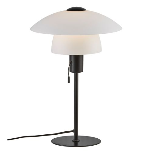 Lampe à Poser Verona  Verrerie Noir, H.40 - Ip20 - E27 / Intérieur