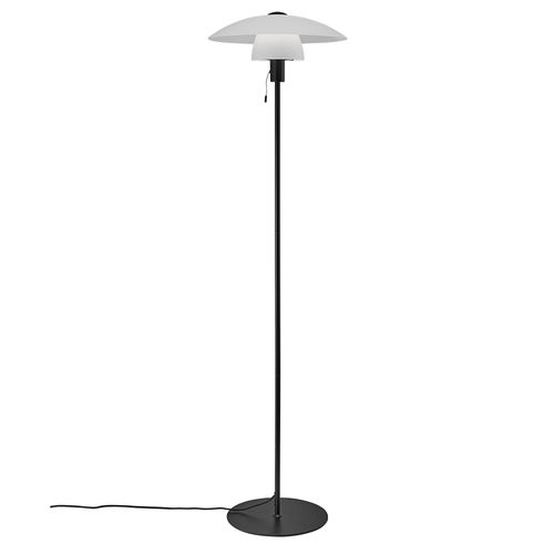 Lampadaire Verona  Verrerie Noir, H.150 - Ip20 - E27 / Intérieur