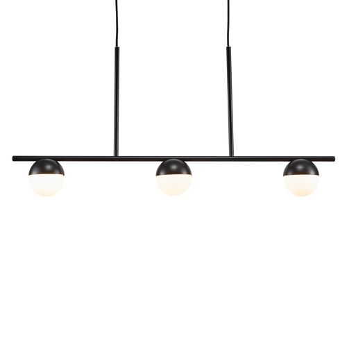 Suspension Contina 3-spot Métal Noir, H.41.3 - Ip20 - G9 / Intérieur