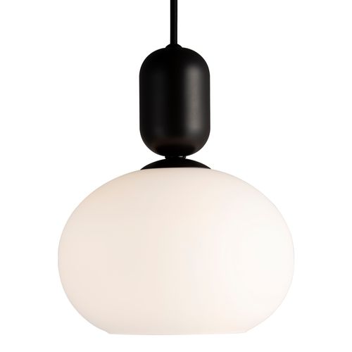 Suspension Notti 20 Verrerie Noir, H.23.8 - Ip20 - E27 / Intérieur