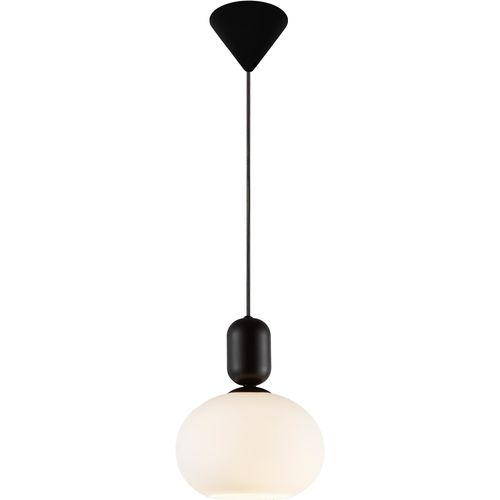 Suspension Notti 20 Verrerie Noir, H.23.8 - Ip20 - E27 / Intérieur