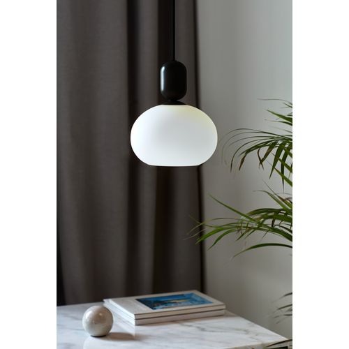 Suspension Notti 20 Verrerie Noir, H.23.8 - Ip20 - E27 / Intérieur