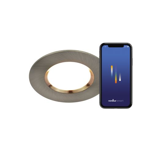 Spot Encastré_c Dorado Smart Matière Plastique Brossé Nickel, H.5.4 - Ip65 - LED Module / Extérieur