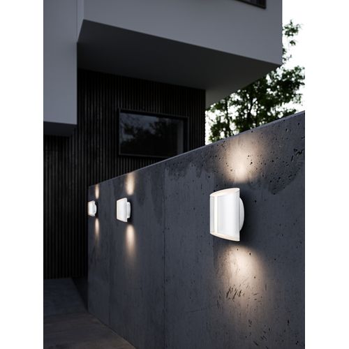 Applique Murale Luminaire Gripsmart  Aluminium Blanc H. 18 Ip54 -extérieur