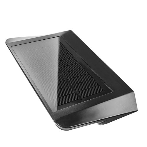 Applique Murale Agena Solar Matière Plastique Noir, H.9 - Ip44 - Solarled / Extérieur