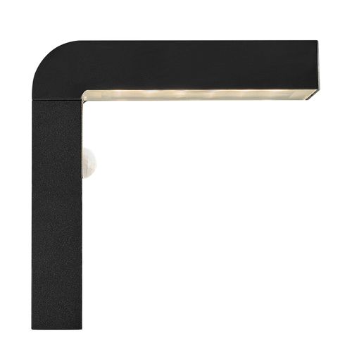 Applique Murale Alya Solar Matière Plastique Noir, H.20 - Ip44 - Solarled / Extérieur