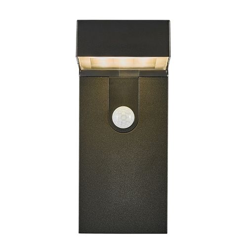 Applique Murale Alya Solar Matière Plastique Noir, H.20 - Ip44 - Solarled / Extérieur