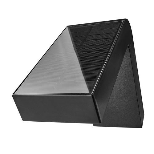 Applique Murale Alya Solar Matière Plastique Noir, H.20 - Ip44 - Solarled / Extérieur