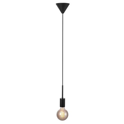 Suspension Luminaire Paco Métal Noir H. 17,3 Ip20 -intérieur