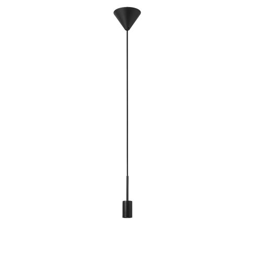 Suspension Luminaire Paco Métal Noir H. 17,3 Ip20 -intérieur