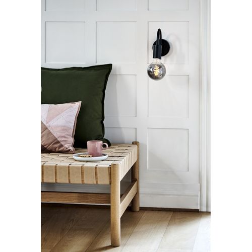 Applique Murale Paco Métal Noir, H.16 - Ip20 - E27 / Intérieur