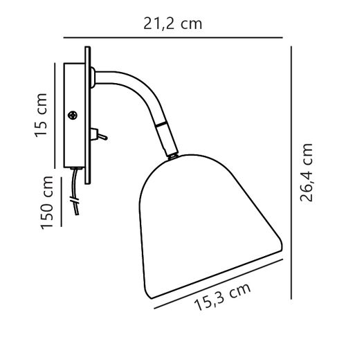 Applique Murale Fleur 15 Métal Beige, H.26.4 - Ip20 - E14 / Intérieur
