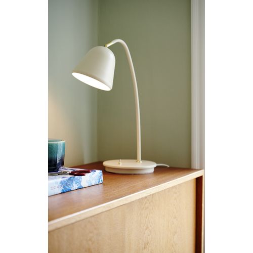 Lampe à Poser Fleur 15 Métal Beige, H.49 - Ip20 - E14 / Intérieur