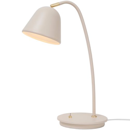 Lampe à Poser Fleur 15 Métal Beige, H.49 - Ip20 - E14 / Intérieur