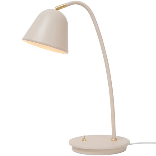 Lampe à Poser Fleur 15 Métal Beige, H.49 - Ip20 - E14 / Intérieur
