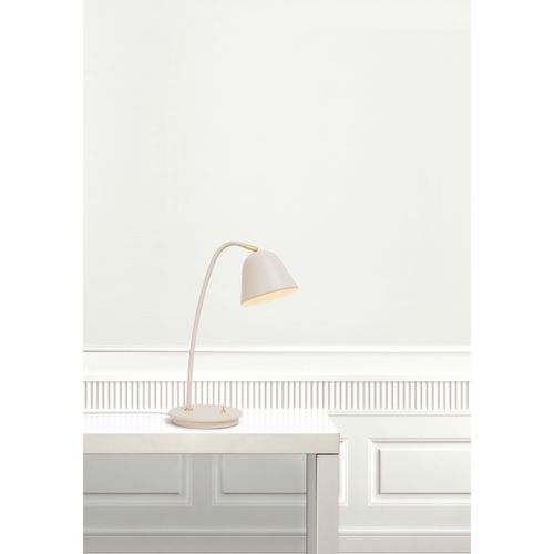 Lampe à Poser Fleur 15 Métal Beige, H.49 - Ip20 - E14 / Intérieur