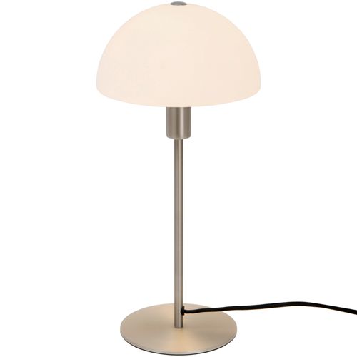 Lampe à Poser Ellen 20 Métal Acier Brossé, H.40 - Ip20 - E14 / Intérieur
