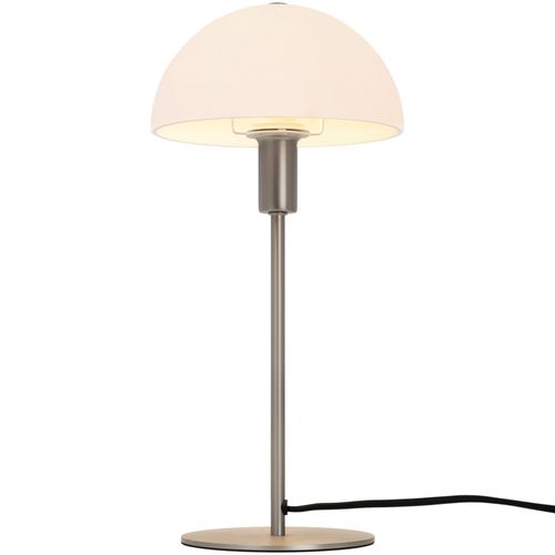 Lampe à Poser Ellen 20 Métal Acier Brossé, H.40 - Ip20 - E14 / Intérieur