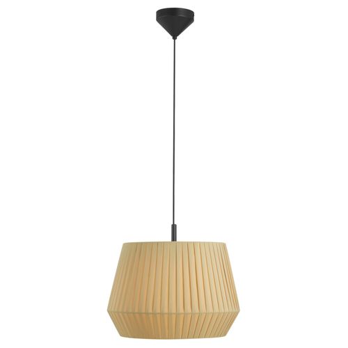 Suspension Dicte 40 Textile Beige, H.33.7 - Ip20 - E27 / Intérieur
