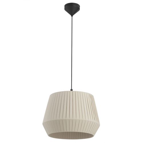 Suspension Dicte 40 Textile Beige, H.33.7 - Ip20 - E27 / Intérieur