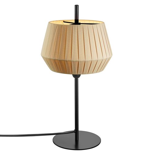 Lampe à Poser Dicte Textile Beige, H.42.5 - Ip20 - E14 / Intérieur