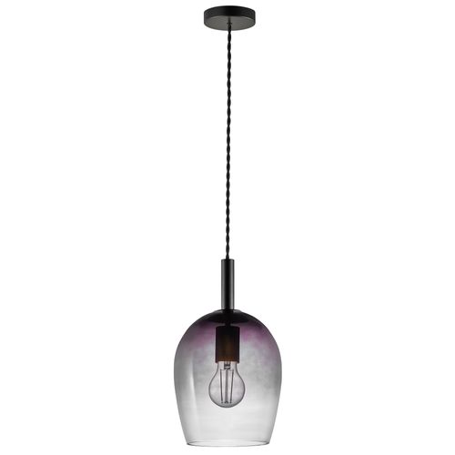 Suspension Uma 18 Verrerie Gris, H.30.5 - Ip20 - E27 / Intérieur
