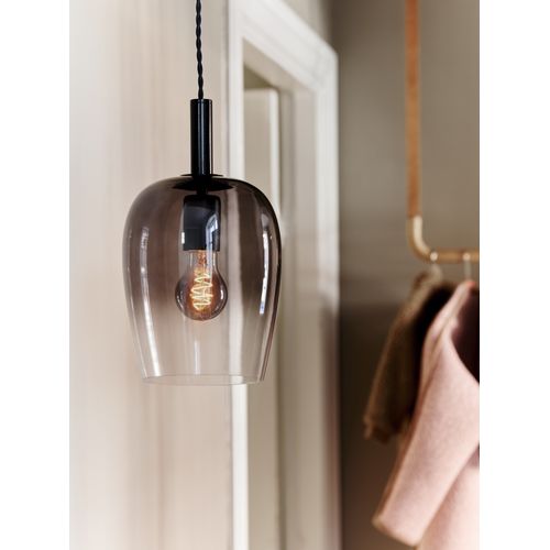 Suspension Uma 18 Verrerie Gris, H.30.5 - Ip20 - E27 / Intérieur